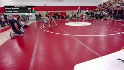 125-134 lbs Round 2 - Caiden Oster, Junior Bulldogs vs Dalton Dobbins, Fort Morgan Wrestling Club