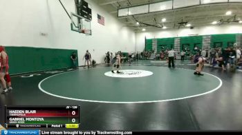 126 lbs Cons. Round 3 - Haeden Blair, Thermopolis vs Gabriel Montoya, Green River