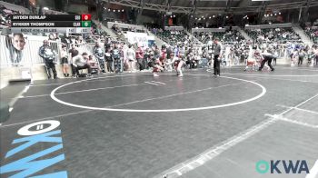 88 lbs Quarterfinal - JAYDEN DUNLAP, SEO Wrestling Club vs Rykker Thompson, Claremore Wrestling Club