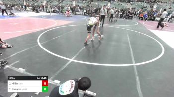 88 lbs 5th Place - Clayton Miller, USA Gold vs Gabriel Navarro, Northshore Wrestling Club
