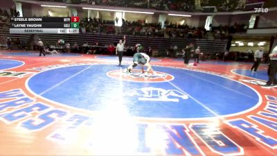 190-1A Semifinal - Layne Vaughn, Gordon Lee vs Steele Brown, Mt. Pisgah Christian School