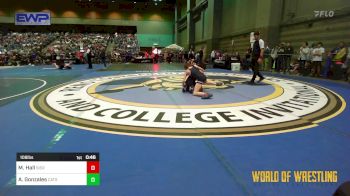 108 lbs Consi Of 32 #1 - Michael Hall, Sierra Sabers vs Anthony Gonzales, Cats Wrestling Club