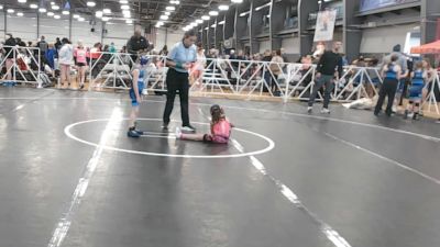 55 lbs Round 2 (3pm Friday) - Kylee Smith, Maryland Gold vs Rosalee Bell, NCWAY National Team