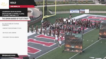 GOLD ""THE DEMON BARBER OF FLEET STREET"" Multi Cam at 2025 DCI Open Class World Championship