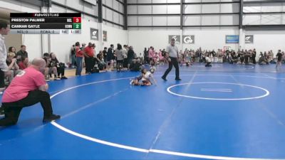 45 lbs Round 1 (6 Team) - Preston Palmer, NC LEGEND vs Cannan Gayle, EASTERN CAROLINA WRESTLING ACADEMY