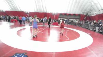 135 lbs Champ. Round 1 - Avery Losiewicz, Northern Exposure Wrestling Club vs Addisen Olson, Team Nazar Training Center