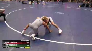 133 lbs Quarterfinal - 7 Jacob Mendoza, Menlo vs 2 Matt Robertson, St. Ambrose