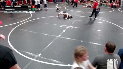 126 lbs Champ. Round 4 - Michael Trammel, Fighting Squirrels Wrestling Club vs Liam Breen, Twin Falls High School Wrestling