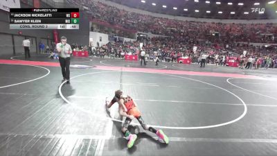 54 lbs Cons. Round 3 - Jackson Nickelatti, West Salem/Bangor vs Sawyer Klein, Mishicot