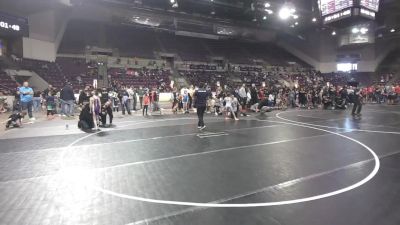 59-64 lbs Champ. Round 3 - Madison Vigil, Black Fox Wrestling Academy vs Aureli Sherwood, Ellicott Metro District Thunderhawks Wrestling Club