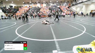 73 lbs Consolation - Gavin Light, Coweta Tiger Wrestling vs Johnny Ray Ashcroft, Salina Wrestling Club