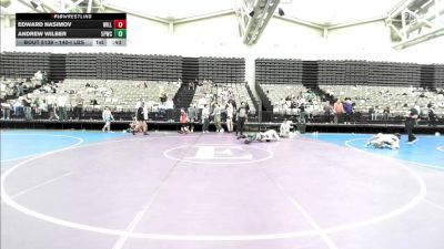 140-I lbs Consi Of 4 - Edward Nasimov, Willpower Wrestling Club vs Andrew Wilber, 5 Points Wrestling Club