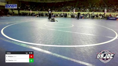 64 lbs Semifinal - Parker Mabe, Quezada Wrestling Academy vs Bo Davis, Honey Badgers Wrestling Club