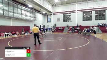 120 lbs Quarterfinal - Jacob Bond, Baylor School vs Garrett Clark, Kinkaid School