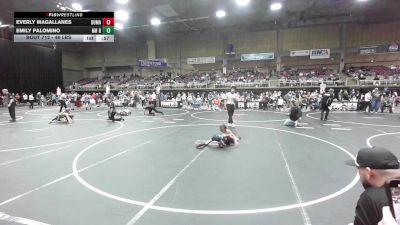 46 lbs Rr Rnd 2 - Everly Magallanes, Dumas WC vs Emily Palomino, NM Beast