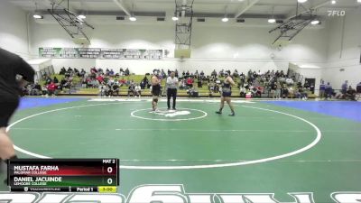 285 lbs Cons. Round 3 - Mustafa Farha, Palomar College vs Daniel Jacuinde, Lemoore College