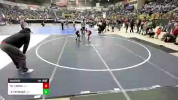 61 lbs Quarterfinal - Michael Lozano, Holly vs Trevan Pettengill, Independent