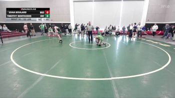 132 lbs Quarterfinal - Evan Boulard, Massabesic vs Timothy Benthusen, Fort Kent