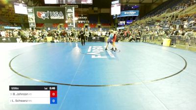 126 lbs Rnd Of 32 - Brock Johnson, KS vs Logan Schwanz, MN