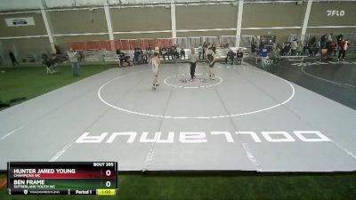 115 lbs Cons. Round 4 - Hunter Jared Young, Champions WC vs Ben Frame, Sutherland Youth WC