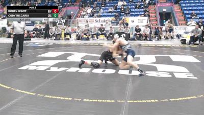 127 lbs Consy Rd Ii - Boden Waite, Boyertown Area vs Cody Riccardi, Council Rock South