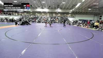 124 lbs Quarterfinal - Victoria Baez Dilone, William Penn vs Molly Allen, Oklahoma State