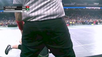 D4-120 lbs 5th Place Match - Coleton Ernest, LeRoy Pine River vs Aedyn Pasco, Brown City