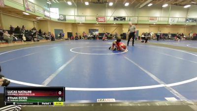 70-75 lbs 3rd Place Match - Lucas Natalini, Columbus Wrestling Club vs Ethan Estes, El Dorado Springs