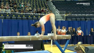 Karen Howell - Beam, Illinois - 2019 NCAA Gymnastics Regional Championships - Michigan