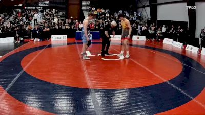 71kg Champ. Round 2 - Max Kershaw, Saskatoon Junior Huskies vs Caleb Blain, Lakehead Wrestling Club
