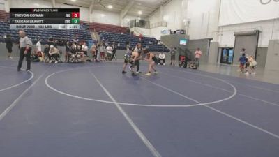 132 lbs 1st Place Match - Trevor Cowan, JWC vs Taegan Leavitt, Champions Wrestling Club
