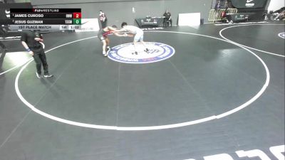 All Cadet Boys Freestyle Upper - 165 lbs 1st Place Match - James Curoso, Red Wave Wrestling vs Jesus Guzman, Team So Cal Wrestling Club