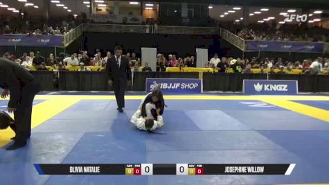 Josephine Willow vs Olivia Natalie 2026 Pan Kids Jiu-Jitsu IBJJF Championship