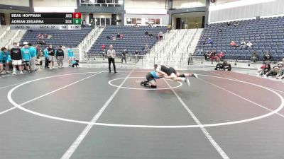 157 lbs Quarters - Beau Hoffman, Jackson County vs Adrian Zegarra, Seckinger