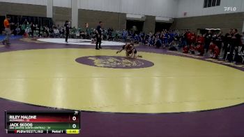 84 lbs Placement (4 Team) - Jack Skoog, UNC (United North Central) vs Riley Malone, Alexandria