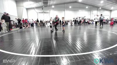 45 lbs Round Of 16 - Lane Denton, Checotah Matcats vs Spencer McLendon, Team Nomad