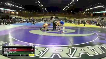 195 lbs Champ. Round 2 - Luke Cochran, Jefferson vs Cody Triplett, Dunbar H.S.