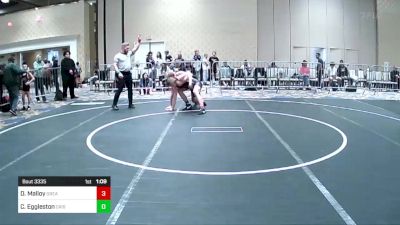 156 lbs Round Of 32 - Danny Malloy, Great Oak HS vs Cruz Eggleston, Crismon Wrestling