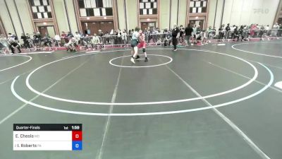 106 lbs Quarterfinal - Eli Chesla, Md vs Isaac Roberts, Pa