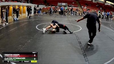 72 lbs Round 7 (8 Team) - Trenton Hosom, CP Wrestling Academy vs Clayton Otterbacher, Neighborhood