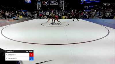 125 lbs Cons 32 #1 - Kamilah Brooks, NC vs Bree Swenson, IA