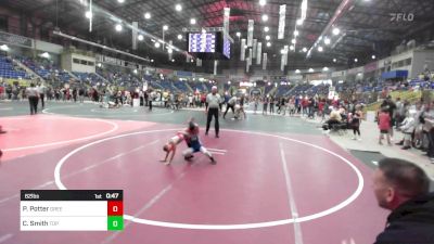 62 lbs Rr Rnd 2 - Peyton Potter, Green River Grapplers vs Colton Z. Smith, Top Notch WC