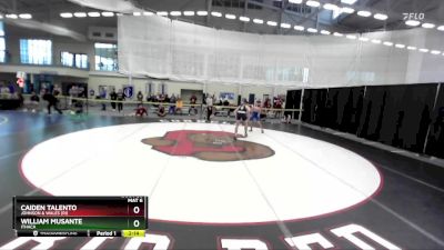 157 lbs Champ. Round 1 - Caiden Talento, Johnson & Wales (RI) vs William Musante, Ithaca