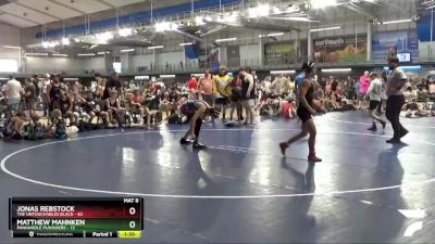 125 lbs Round 2 (10 Team) - Matthew Mahnken, Panhandle Punishers vs Jonas Rebstock, The Untouchables Black