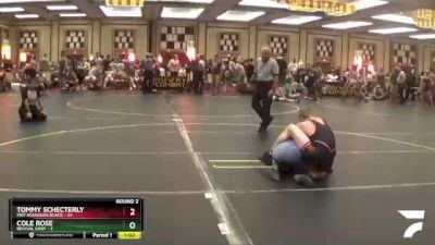 130 lbs Round 2 (6 Team) - Tommy Schecterly, Mat Assassins Black vs Cole Rose, Revival Gray