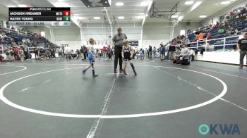 55 lbs Rr Rnd 4 - Jackson Kreamer, Murray County Takedown Club vs Hayes Young, Husky WC