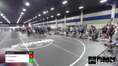 190 lbs Consi Of 4 - Ayden Campbell, Red Wave WC vs Darius Deasis, SSF Gators