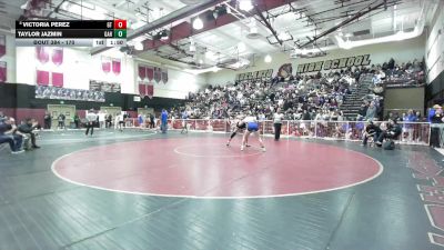 170 lbs Champ. Round 2 - Taylor Jazmin, Gahr vs Victoria Perez, Grand Terrace
