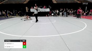 70 lbs 3rd Place - Brooks Holland, Richmond Hill Wrestling Club vs Hawk Carter, Georgia