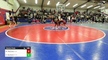 138 lbs Quarterfinal - Michaela McClain, Union Girls JH vs Savannah Bonham, Perry Girls Wrestling Club